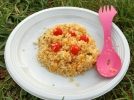 Salade de lentilles corail et quinoa