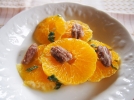 Salade d'oranges croquante et pice