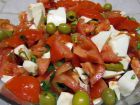 Salade Tomates Mozzarella et Olives