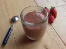 Smoothie banane fraise caroube