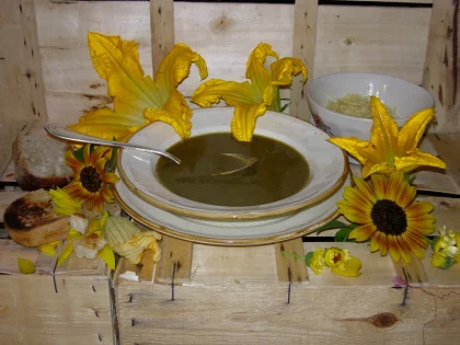 Soupe aux fleurs d'automne