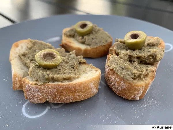 Tapenade d'olives vertes