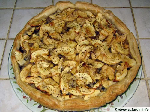 Tarte chocolat/banane/pomme