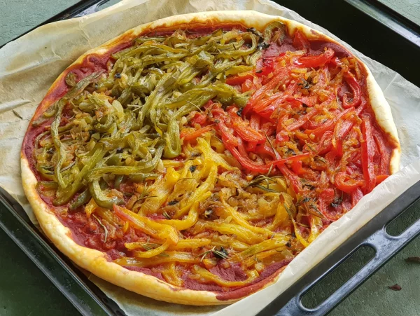 Tarte aux poivrons