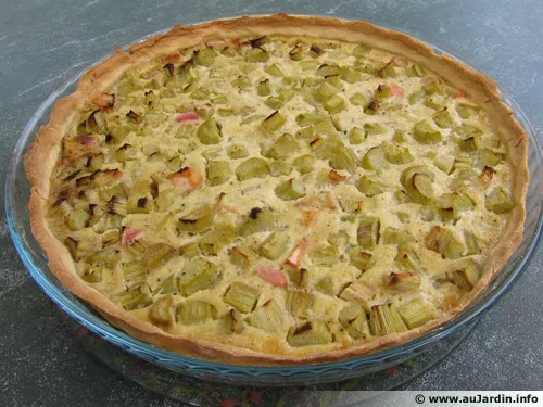 Tarte à la rhubarbe
