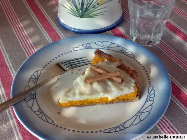 Tarte sale potiron cannelle