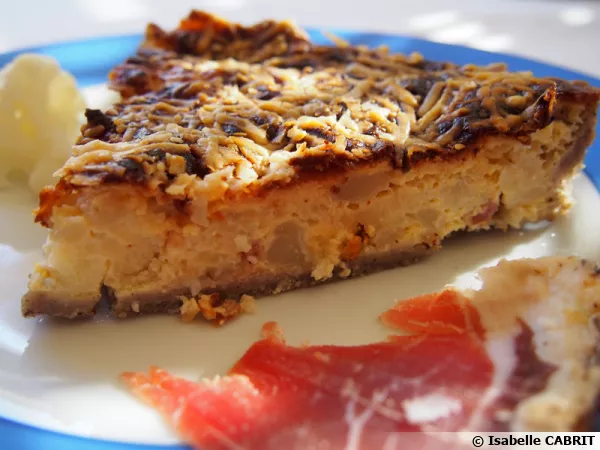 Tarte soufflée au chou-fleur