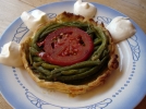 Tarte tatin aux haricots verts caramliss