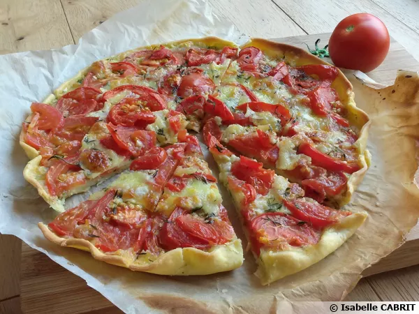 Tarte tomate mozzarella