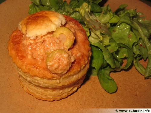 Vol-au-vent au thon
