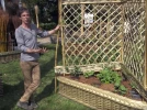 Des carr�s potagers en osier 