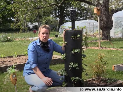 Comment fabriquer une tour � fraises verticale en PVC ?