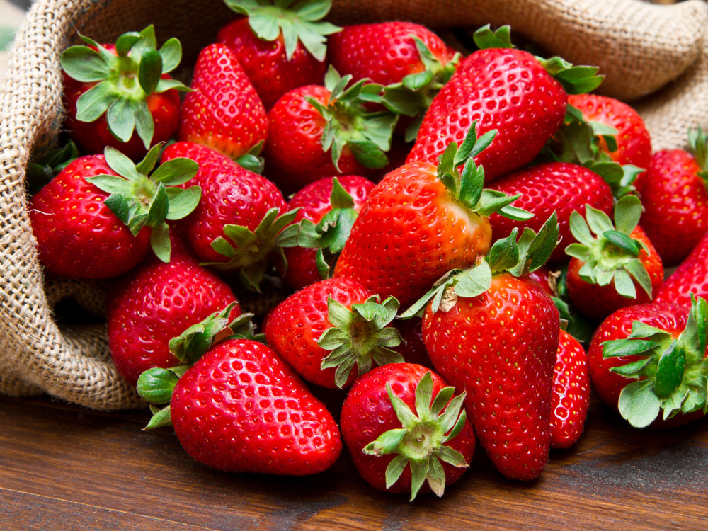 Strawberries, a tasty fruit, perfume