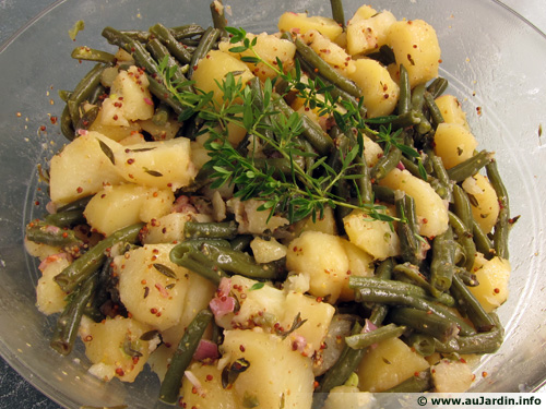 Haricots Verts Et Pommes De Terre En Salade Recette De Cuisine