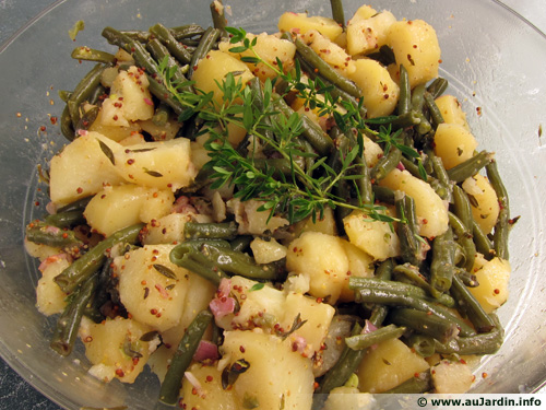 Haricots Verts Et Pommes De Terre En Salade